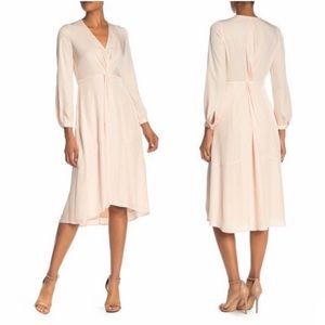 Vince pink midi dress